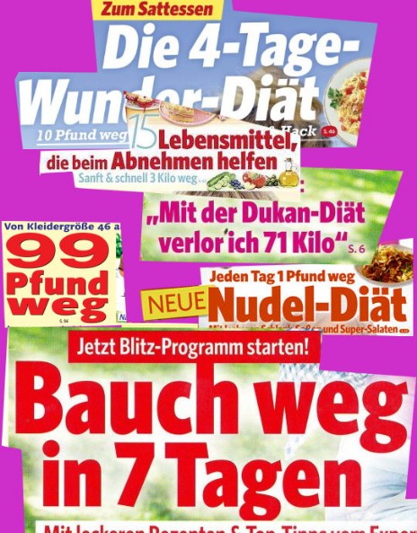 Diätwahn bei Übergewicht